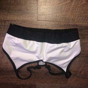 White sports bra from PINK